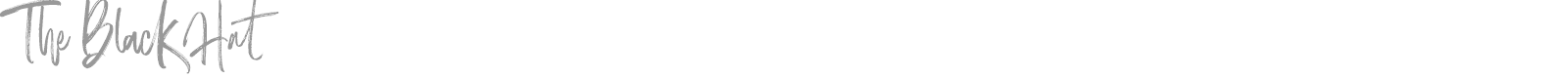 The Black Hat font preview